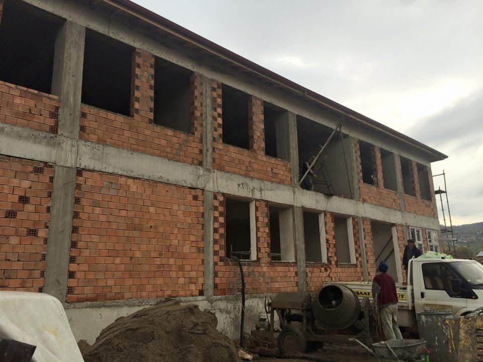 DEGİRMENAYVALI 8 DERSLİK OKUL YAPIM POJEMİZ