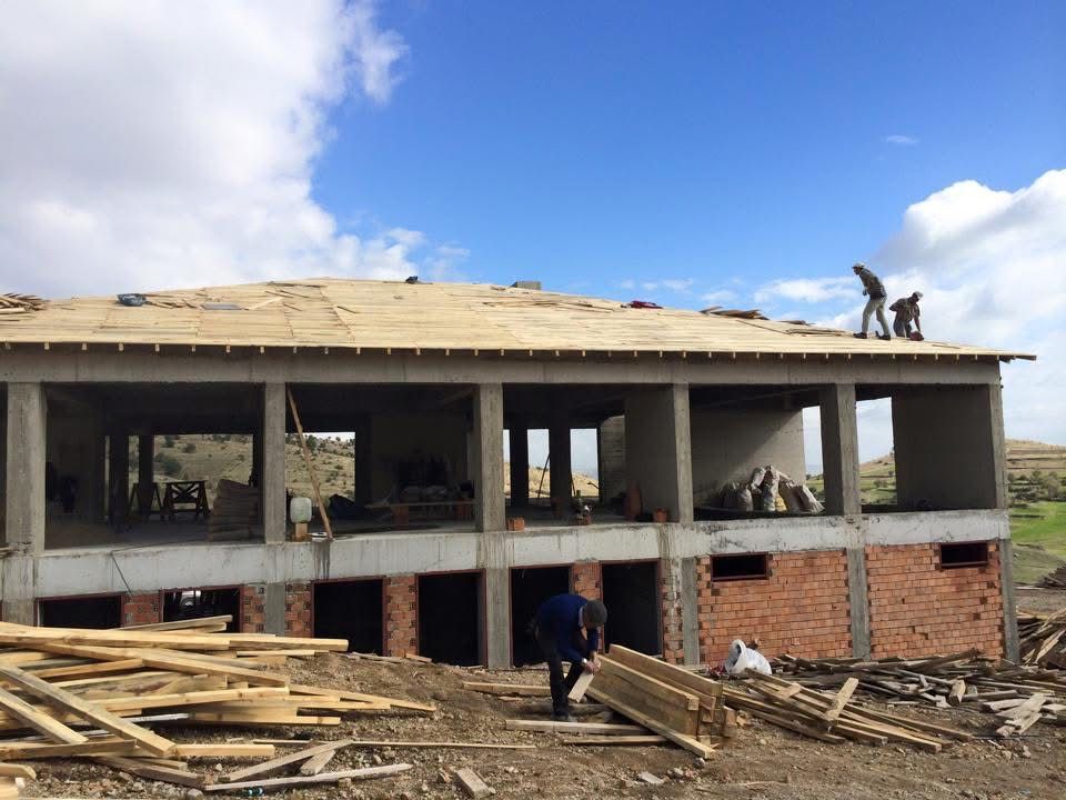 DEGİRMENAYVALI 8 DERSLİK OKUL YAPIM POJEMİZ