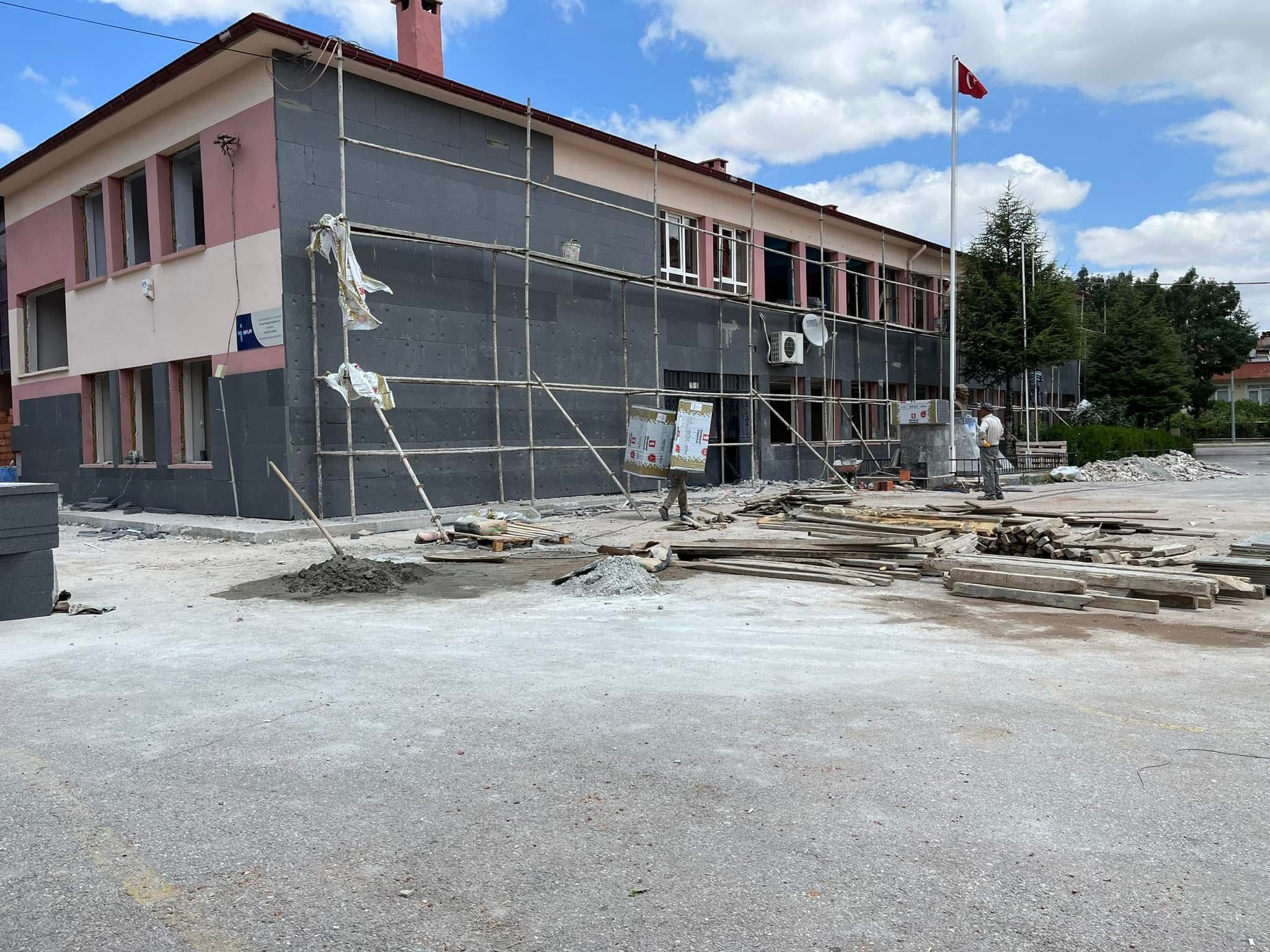 AFYONKARAHİSAR MERKEZ KAZIM ÖZER ORTAOKULU GÜÇLENDİRME YAPIMI PROJESİ